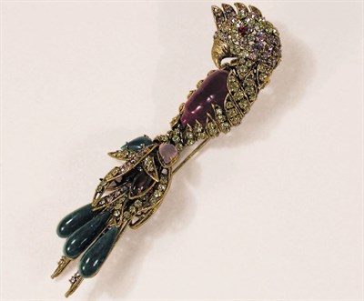 Lot 924 - Iradj Moini Exotic Bird Brooch