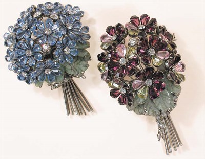 Lot 930 - Two Iradj Moini Bouquet Brooches