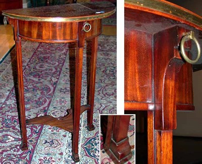 Lot 247 - Continental Brass Mounted Mahogany Side Table...