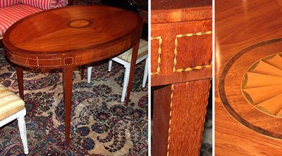 Lot 227 - Dutch Neoclassical Marquetry Inlaid Mahogany...