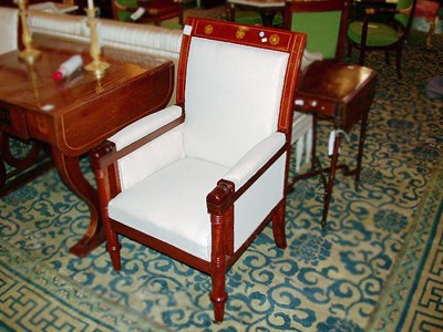 Lot 232 - Pair of Continental Neoclassical Marquetry...