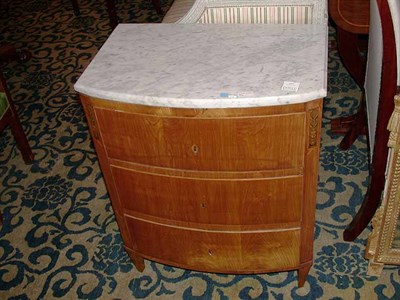Lot 237 - Danish Biedermeier Marquetry Inlaid Elm...