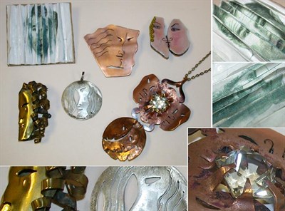 Lot 935 - Group of Gourdji 'Face' Jewelry