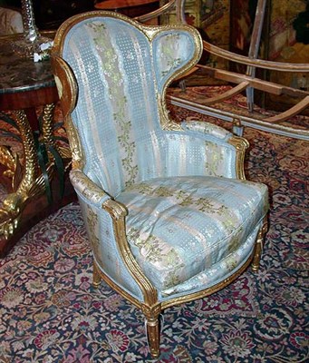 Lot 181 - Louis XVI Gilt-Wood Bergere Late 18th century...