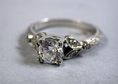Lot 420 - Diamond Engagement Ring