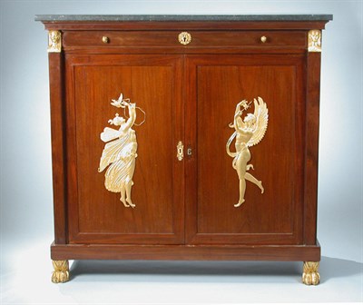 Lot 224 - Empire Gilt-Bronze Mounted Mahogany Side...