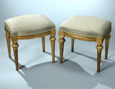 Lot 175 - Pair of Continental Neoclassical Gilt-Wood...