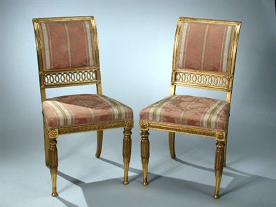 Lot 176 - Pair of Continental Neoclassical Gilt-Wood...