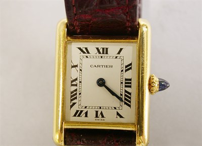 Lot 375 - Lady's Gold Wristwatch