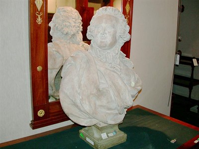 Lot 140 - French Terra Cotta Bust of a Gentleman Height...