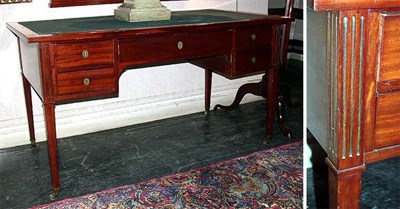Lot 158 - Continental Neoclassical Mahogany Bureau Plat...
