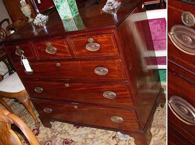 Lot 467 - Georgian Mahogany Chest of Drawers