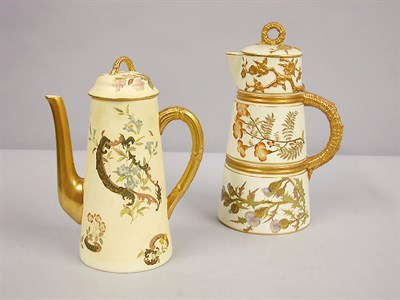 Lot 536 - Two Royal Worcester Porcelain Articles...
