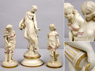 Lot 533 - Group of Three Royal Worcester Bisque and...