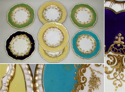 Lot 543 - Set of Seven Spode Porcelain Service Plates...