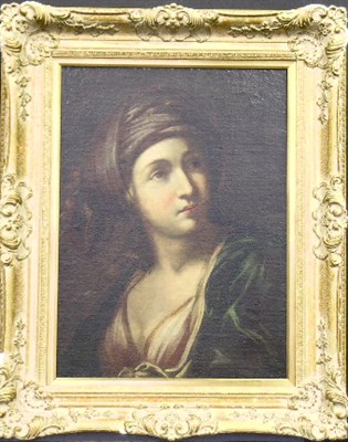 Lot 95 - Italian School 17th Century HEAD OF A SYBIL...