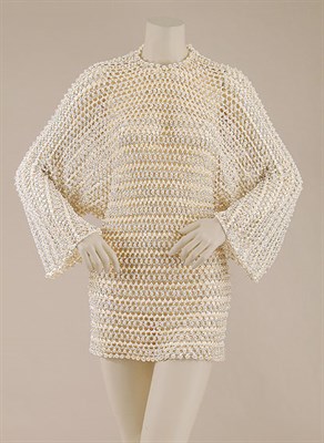 Lot 608 - Faux Pearl and Rhinestone Beaded Sweater...