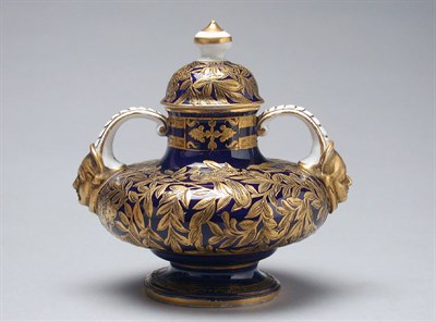 Lot 552 - Royal Crown Derby Porcelain Two-Handled Vase...