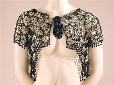 Lot 607 - Chain Mail and Rhinestone Bolero Attributed to...