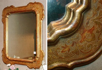 Lot 139 - George II Style Gilt Decorated Mirror