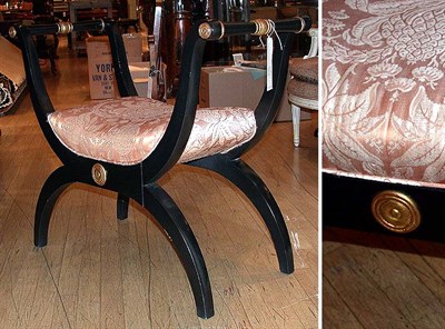 Lot 297 - Regency Style Painted and Parcel Gilt...