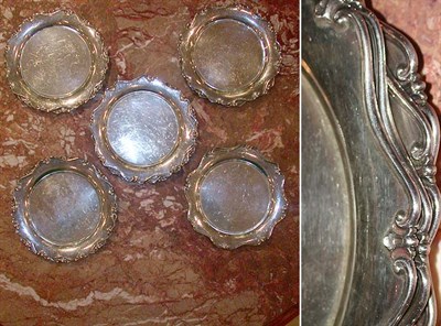 Lot 307 - Set of Twelve Sterling Silver Bread Plates...