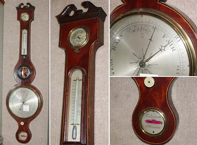 Lot 377 - Scottish Georgian Style Mahogany Barometer