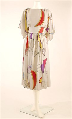 Lot 617 - Chloe Vinyl Applique Dress French, circa 1979...