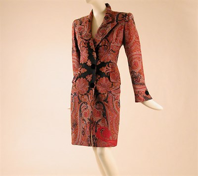 Lot 638 - Russet Paisley Coat Attributed to Gianfranco...