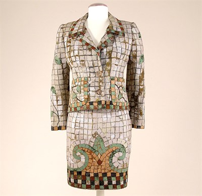 Lot 643 - Todd Oldham Boiled Wool 'Mosaic' Suit American,...