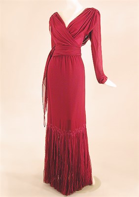 Lot 647 - Giorgio di Sant' Angelo Cranberry Chiffon...
