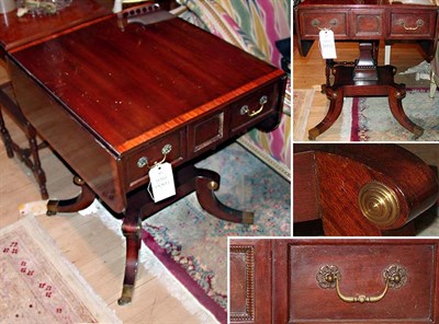 Lot 499 - Regency Style Mahogany Pembroke Table