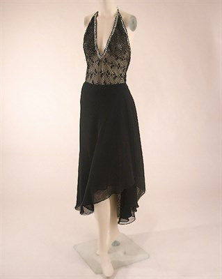 Lot 619 - Georgio di Sant' Angelo Black Silk Three-Piece...