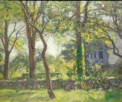 Lot 217 - Charles Harold Davis 1856-1933 COTTAGE IN...