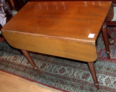 Lot 254 - Provincial Mahogany Pembroke Table