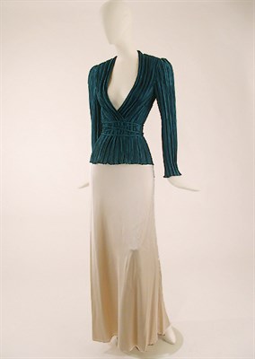 Lot 620 - Two Mary McFadden Silk Ensembles American,...