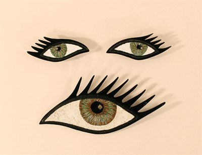 Lot 686 - Suite of Lesage 'Eye' Jewelry French, 1980s...