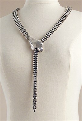 Lot 922 - Elsa Peretti Sterling Silver Snake Belt