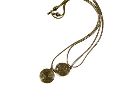 Lot 2352 - Yves Saint Laurent Gilt-Metal Medallion...