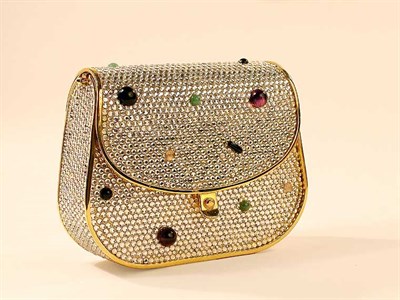Lot 695 - Judith Leiber Rhinestone Minaudiere The...