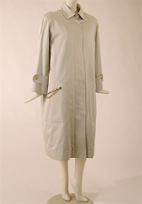 Lot 677 - Chanel Raincoat with Sheared Beaver Lining...