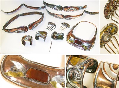 Lot 950 - Group of Janina and Lars Nielsen Jewelry