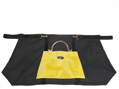 Lot 2262 - Large Karl Lagerfeld Tote Large black nylon...