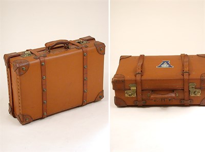 Lot 1007 - Tan Leather Suitcase