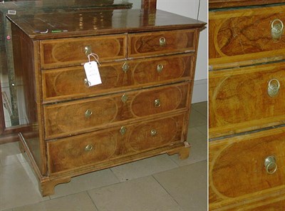 Lot 365 - George I Walnut Chest of Drawers Early 18th...