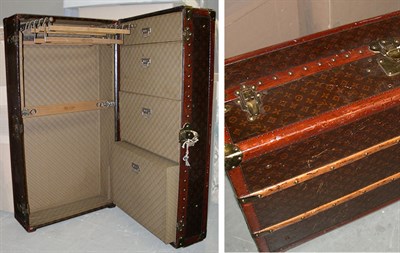 Lot 1003 - Louis Vuitton Footlocker Trunk