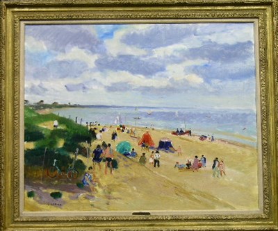 Lot 42 - Gaston Sebire French, b.1920 LA PLAGE A...