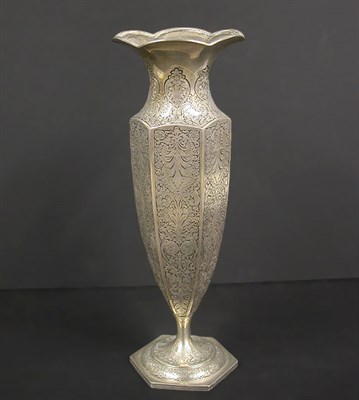 Lot 431 - Reed & Barton Sterling Silver Vase Height 13...
