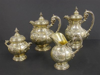 Lot 430 - Continental Silver Tea and Coffee Service...