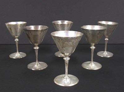 Lot 444 - Set of Six Tiffany & Co. Sterling Silver...